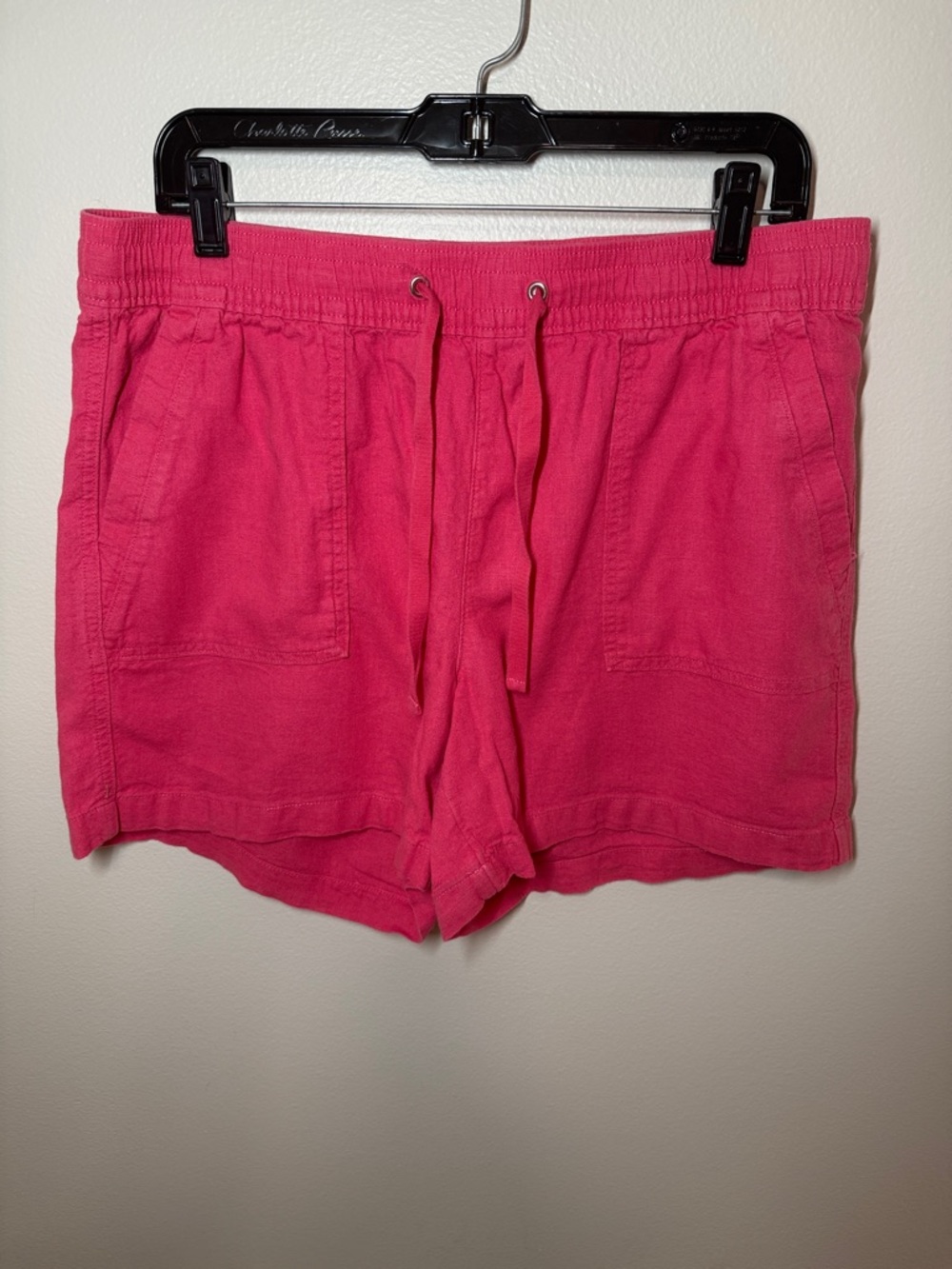 NauticaWomen’s Pink/Coral Drawstring Casual Shorts Women's L